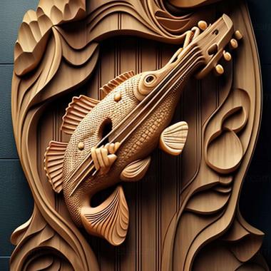 3D model bass (STL)